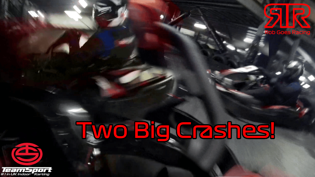 I blame the kart! A couple of big crashes!!